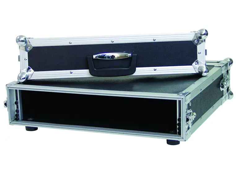 Effect rack CO DD, D:36cm, 2U, svart 